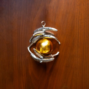 Brass Neembu Mirchi Hanging – Traditional Protection with Artistic Charm