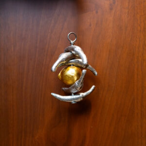 Brass Neembu Mirchi Hanging – Traditional Protection with Artistic Charm
