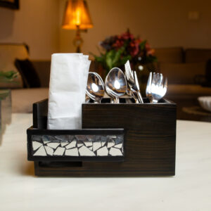 INLAY SIDE MIRROR CUTLERY HOLDER
